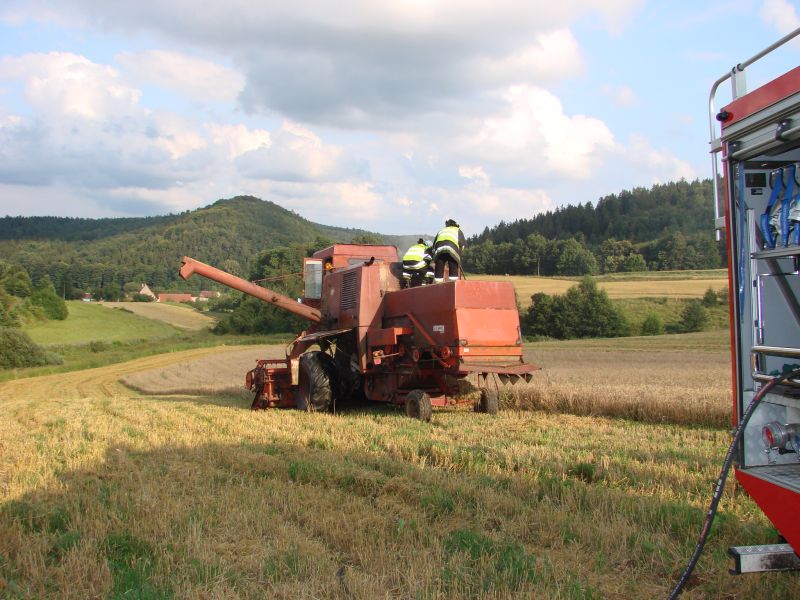NASTĘPNY PŁONĄCY KOMBAJN - OSP Swieriawa