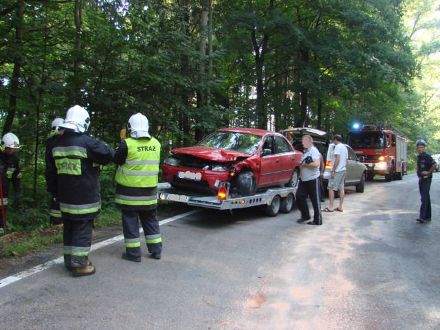 KOLIZJA O PORANKU - OSP Swieriawa