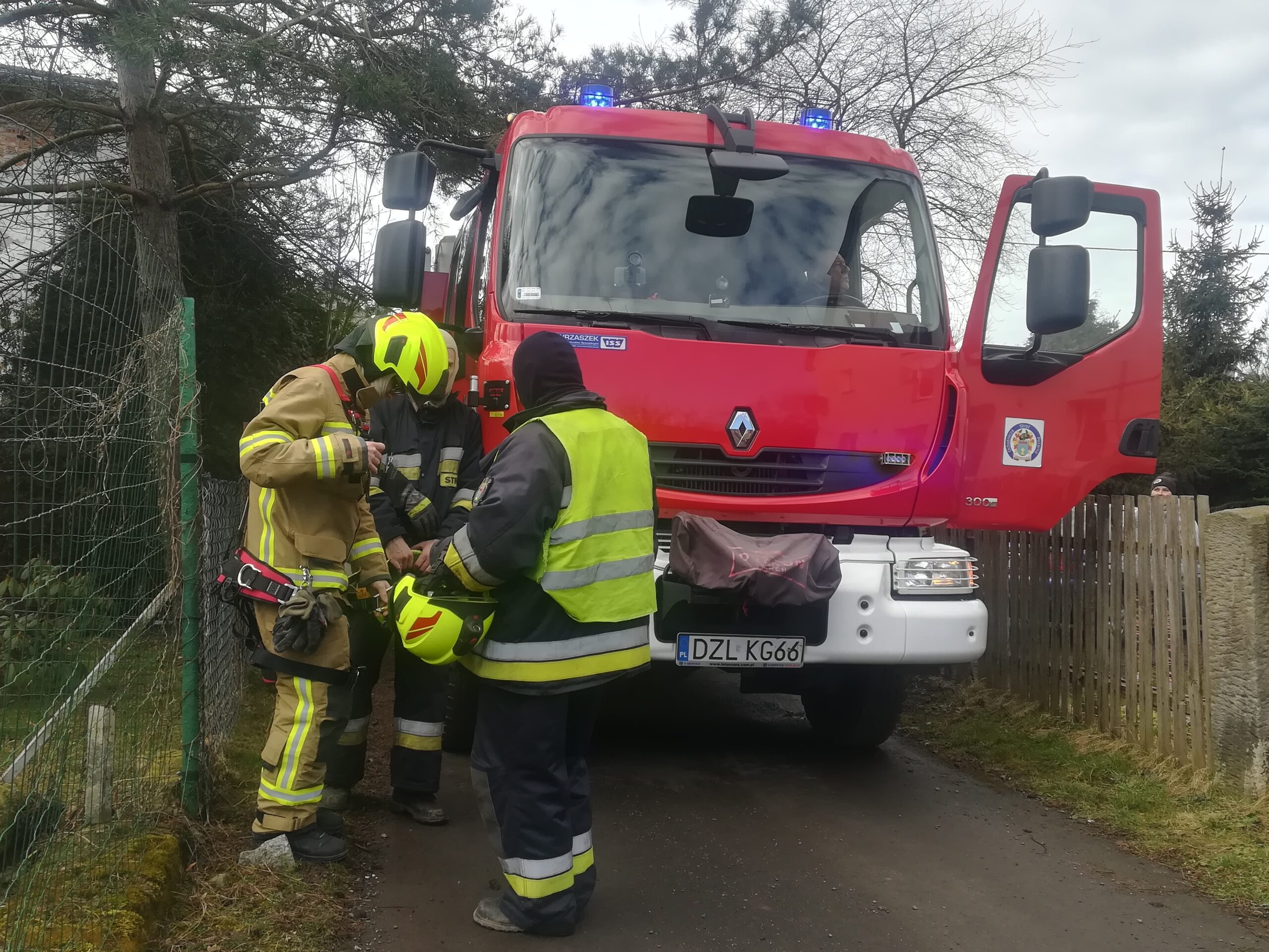 Pożar sadzy w Starej Kraśnicy - OSP Swieriawa